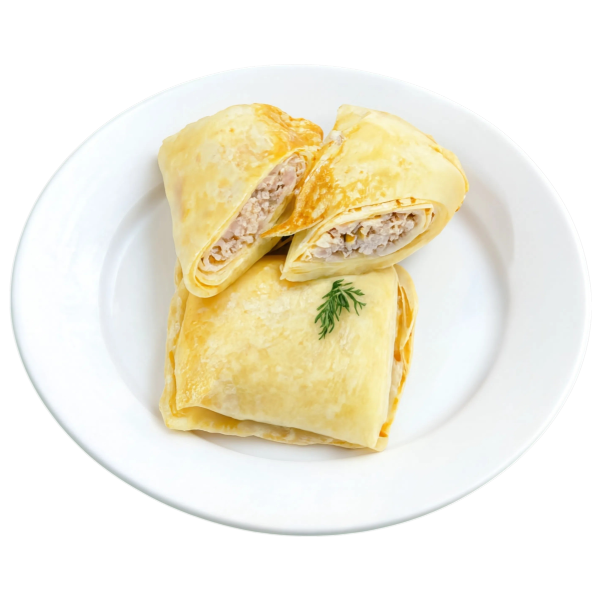 Блинчики с курицей