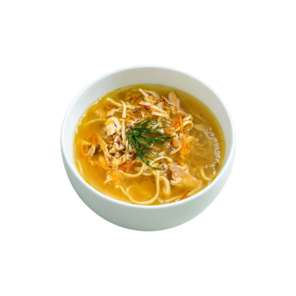 Лапша с курицей 