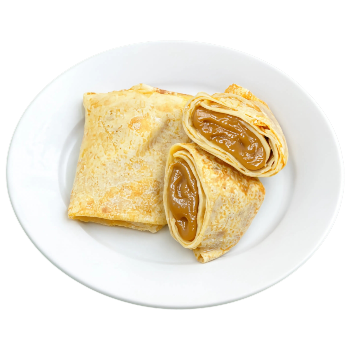 Блинчики с вареной сгущенкой