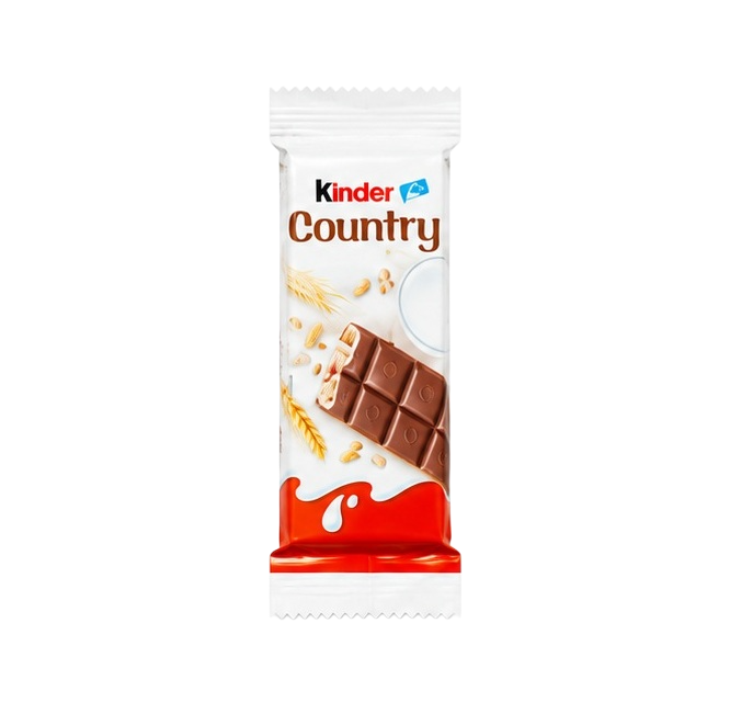 Шоколад молочный Kinder Chocolate Country со злаками