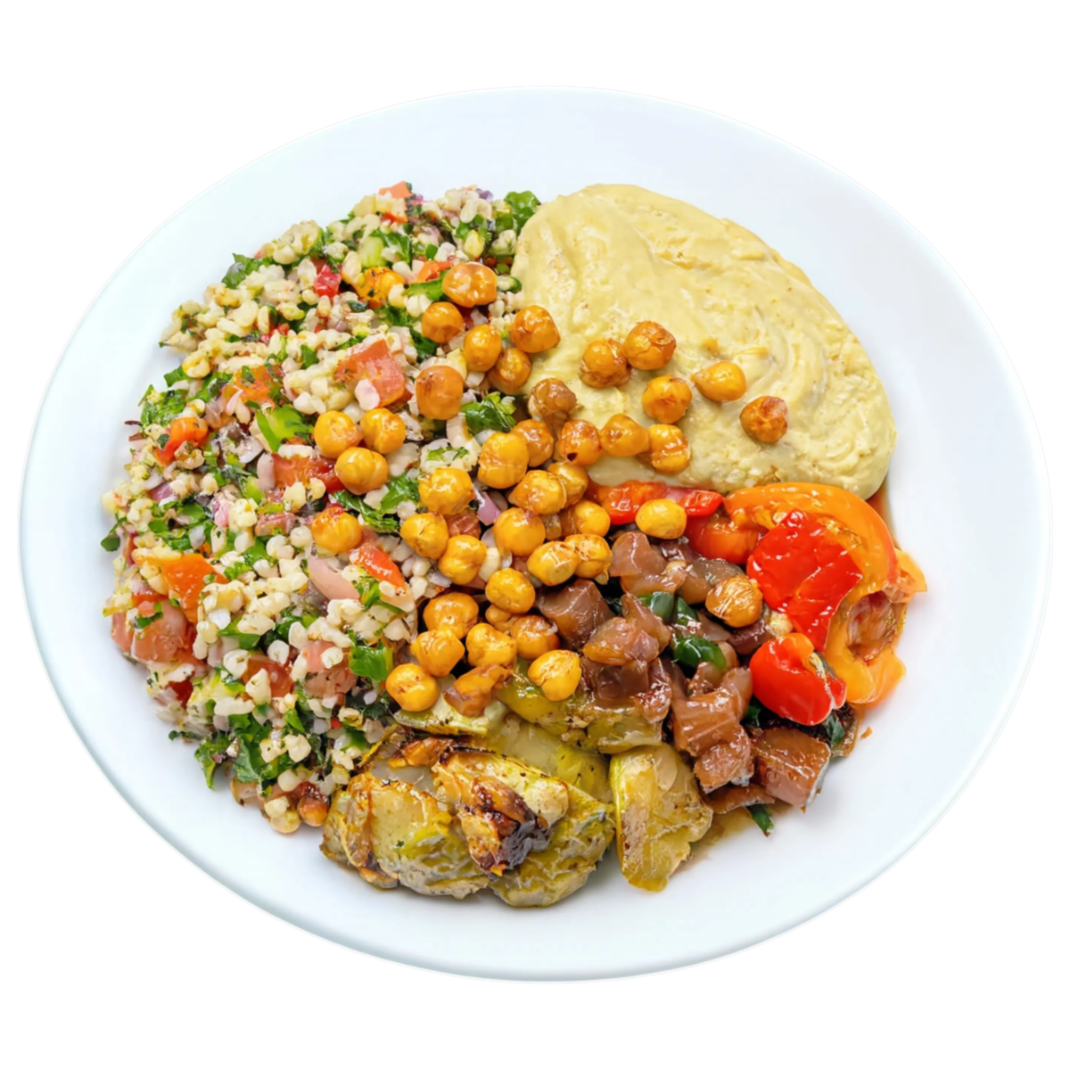 Табуле с запеченными овощами