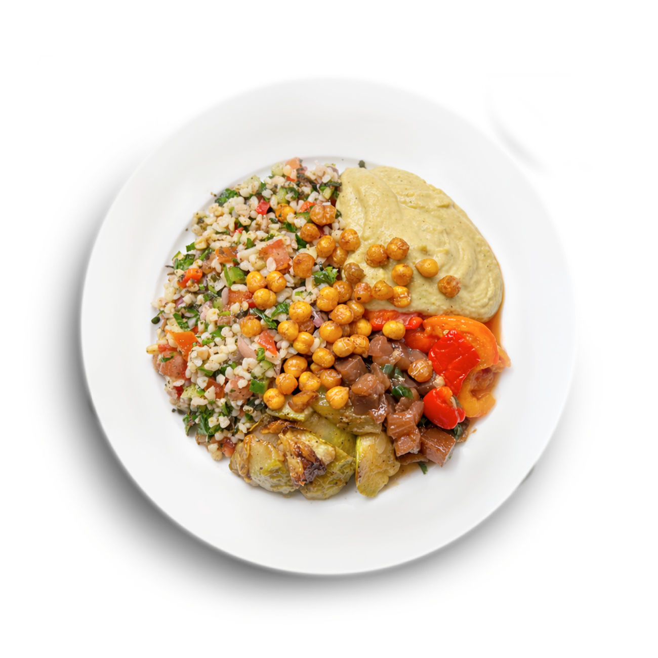 Табуле с запеченными овощами